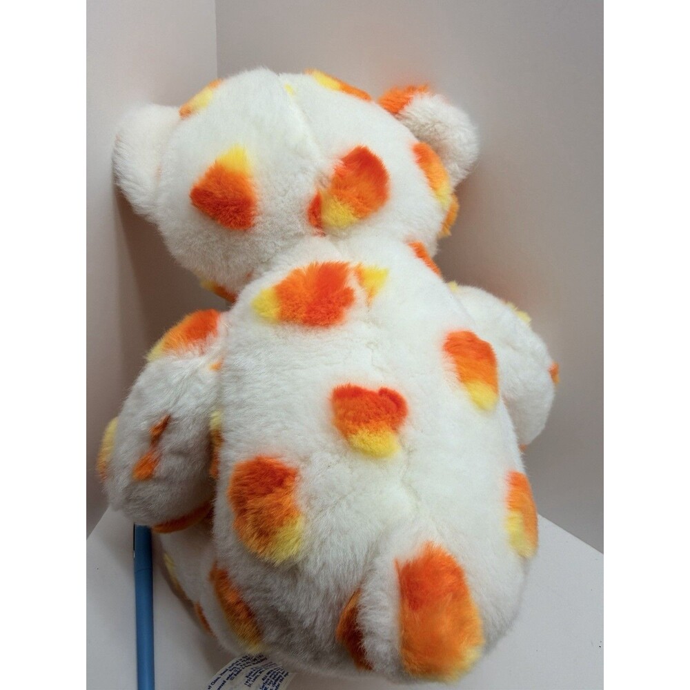 Build A Bear Halloween Candy Corn Teddy 2010 Orange Feet Furry Plush 16” Retired - Picture 5 of 11